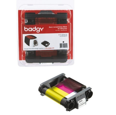 Ribbon Color BADGY CBGR0100C, Transferencia térmica, Color, 100 páginas