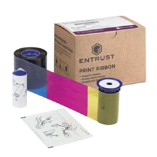 Datacard Ribbon Spindle Entrust Datacard Ribbon 5 paneles YMCKT 535700-004-R002 – Prosoft ID